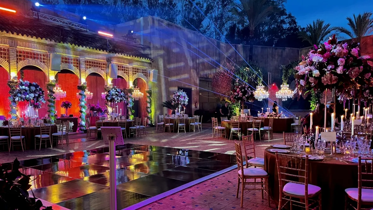 Iluminación bodas Málaga