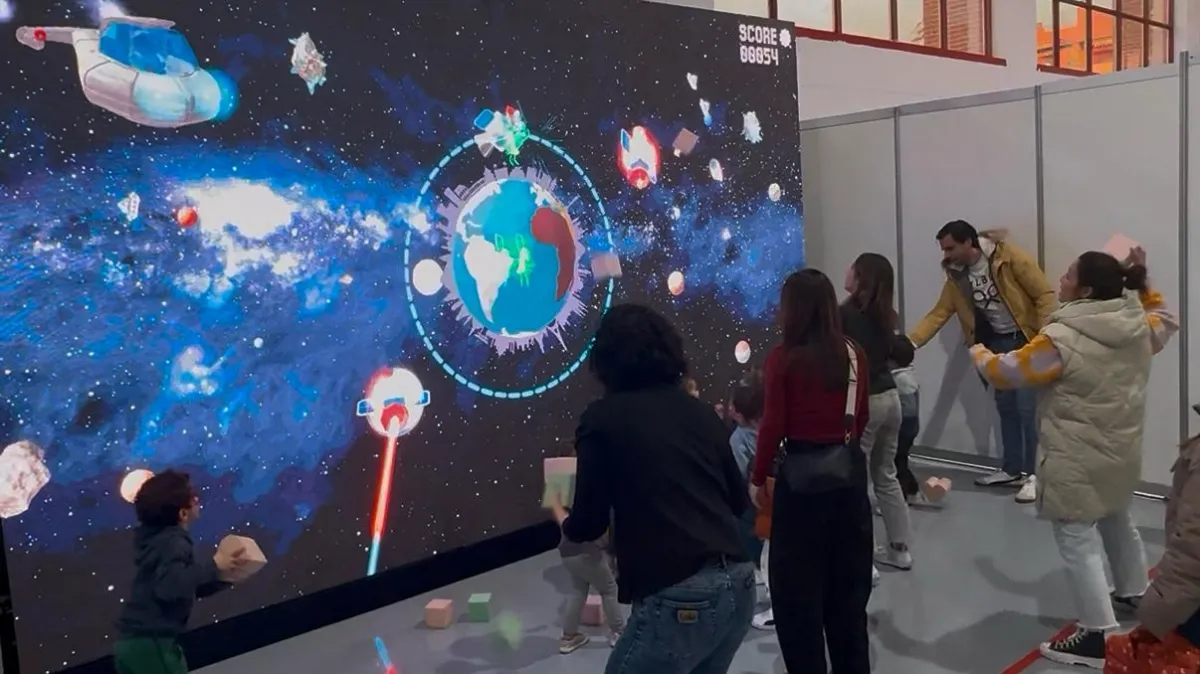 Videojuego de Pantalla Gigante Interactiva